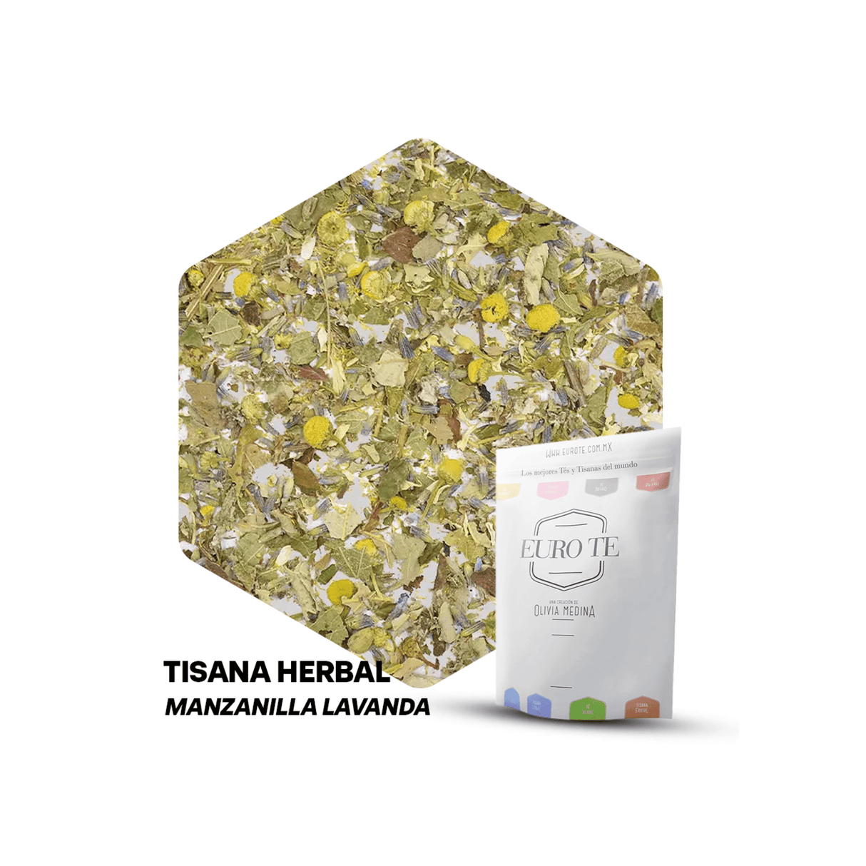 TISANA HERBAL MANZANILLA LAVANDA EURO TE BOLSA 250 GRAMOS