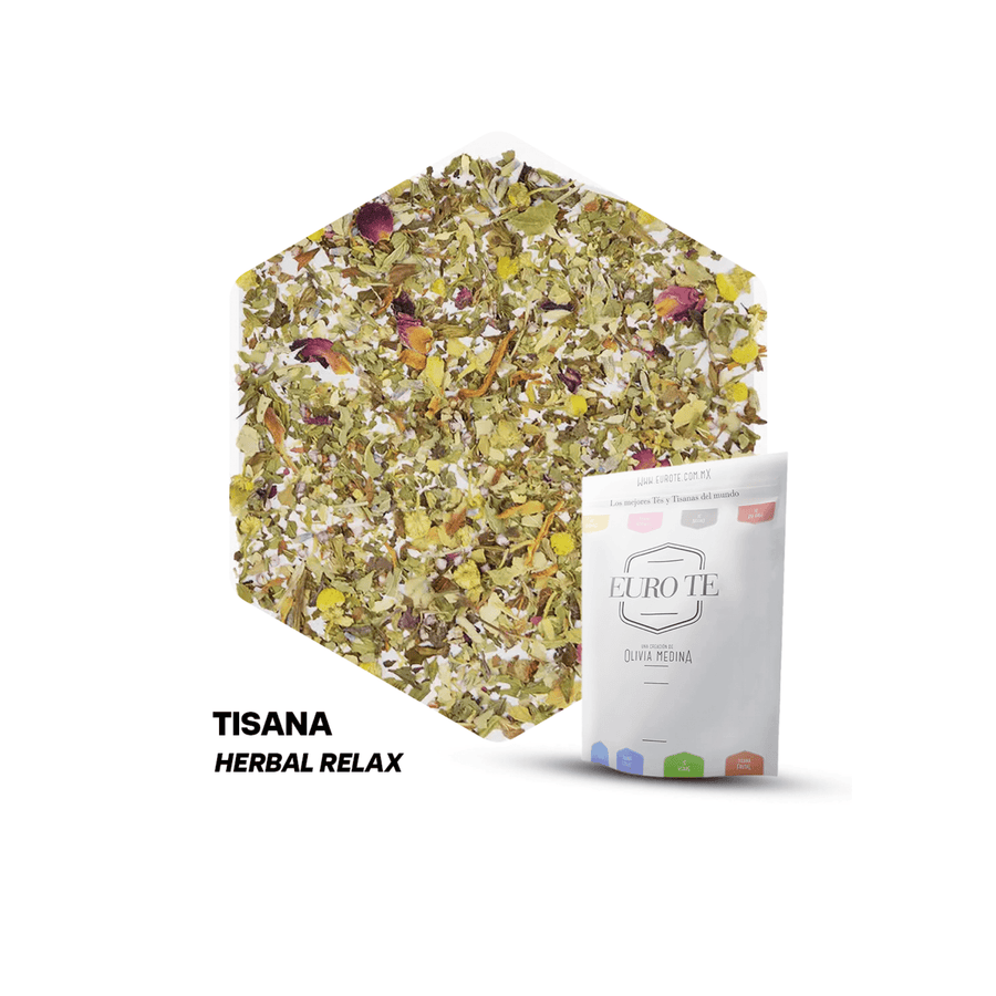 Euro Té Tisana Herbal Relax 250 Gramos para cafeterías | Kitchen Experts KEX