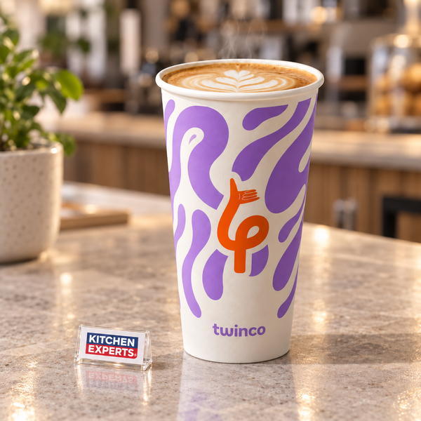 Vasos para Café de Papel 16 oz (16 onzas) Blancos | Desechables - escena KEX