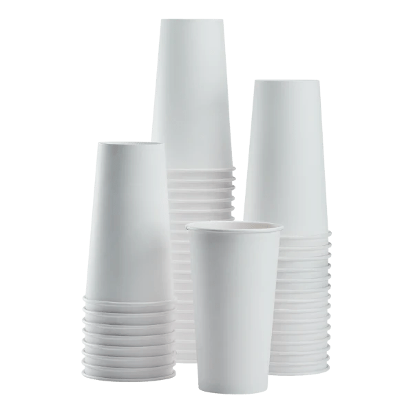 Vasos para café de papel de 20 oz, color Blanco - Kitchen Experts KEXDesechablesKaratKitchen Experts KEX