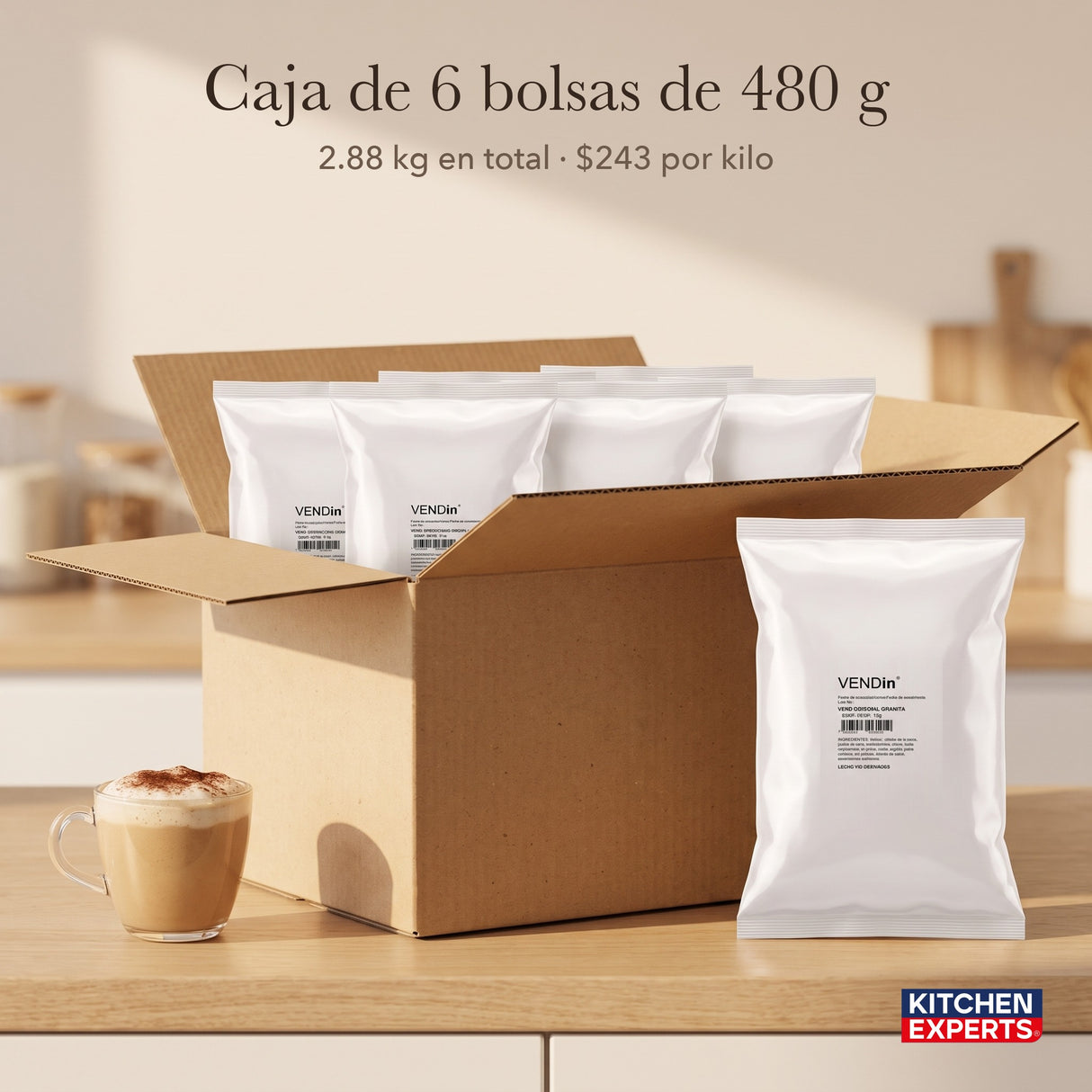 Caja Vendin Original Granita (bolsas de 1 kg o 480 g), mejor precio por kilo | KEX
