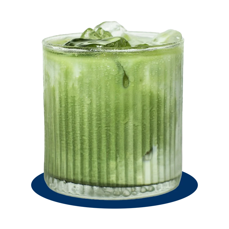 Bebida con matcha