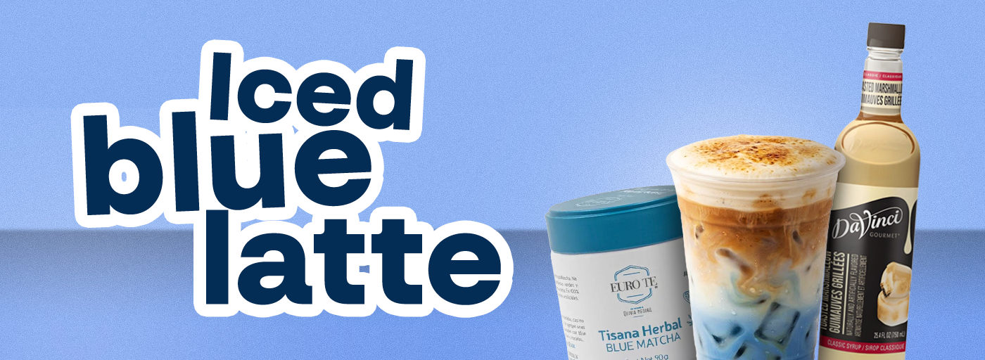 El Mejor Ice Blue Latte