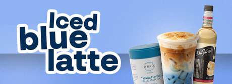 El Mejor Ice Blue Latte