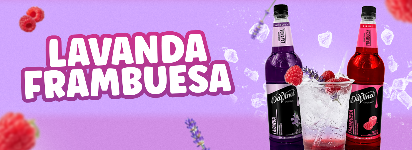 Soda Italiana Lavanda Frambuesa