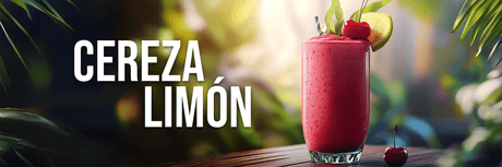 Disfruta el frappé de cereza con limón, una combinación intensa y refrescante perfecta para los días calurosos. ¡Sabor dulce y ácido en cada sorbo!