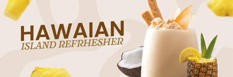 Descubre el Hawaiian Island Refresher, una bebida cremosa con piña, coco y un toque crujiente. Refresca tu día con esta experiencia tropical.