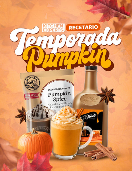 Recetario Pumpkin 2026: 7 recetas de temporada para tu cafetería