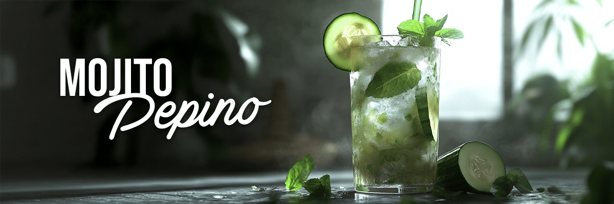 Disfruta del mojito de pepino más refrescante, preparado con menta natural, hielo y rodajas frescas. Perfecto para días calurosos o para sorprender a tus invitados.