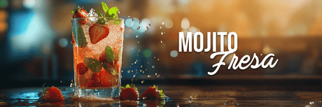 Refresca tus días con nuestro mojito de fresa, una explosión de sabor con menta, hielo y fruta natural. Ideal para disfrutar en cualquier ocasión.