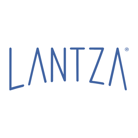 Logo oficial de LANTZA, marca especializada en productos de diseño contemporáneo para hostelería y gastronomía. Reconocida por su calidad, funcionalidad y estilo moderno en utensilios de cocina y presentación de alimentos.
