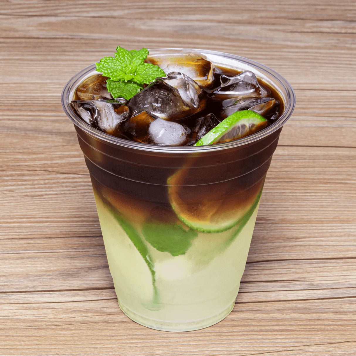 Vasos de plástico transparente de 12 oz para bebidas frías
