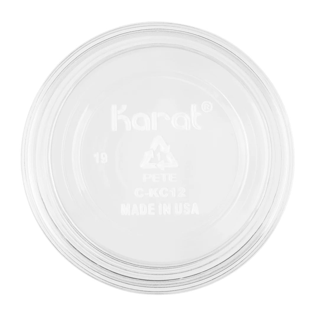 Vasos de plástico transparente de 12 oz para bebidas frías
