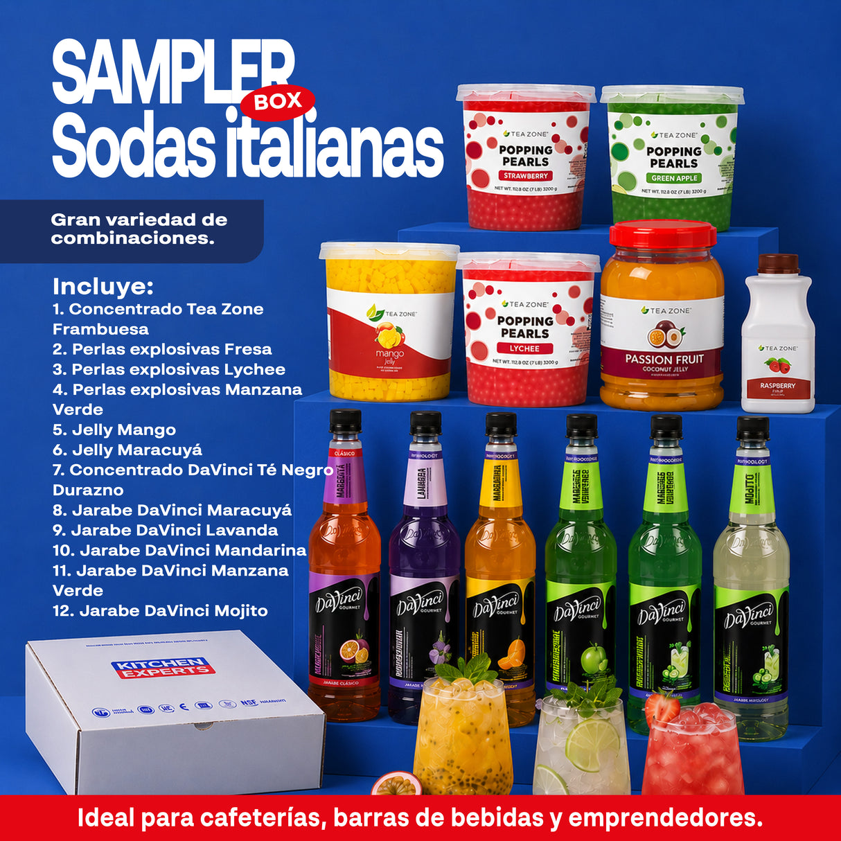 Sampler Box Kitchen Experts para Cafeterías y Barras de Bebidas - vista 5