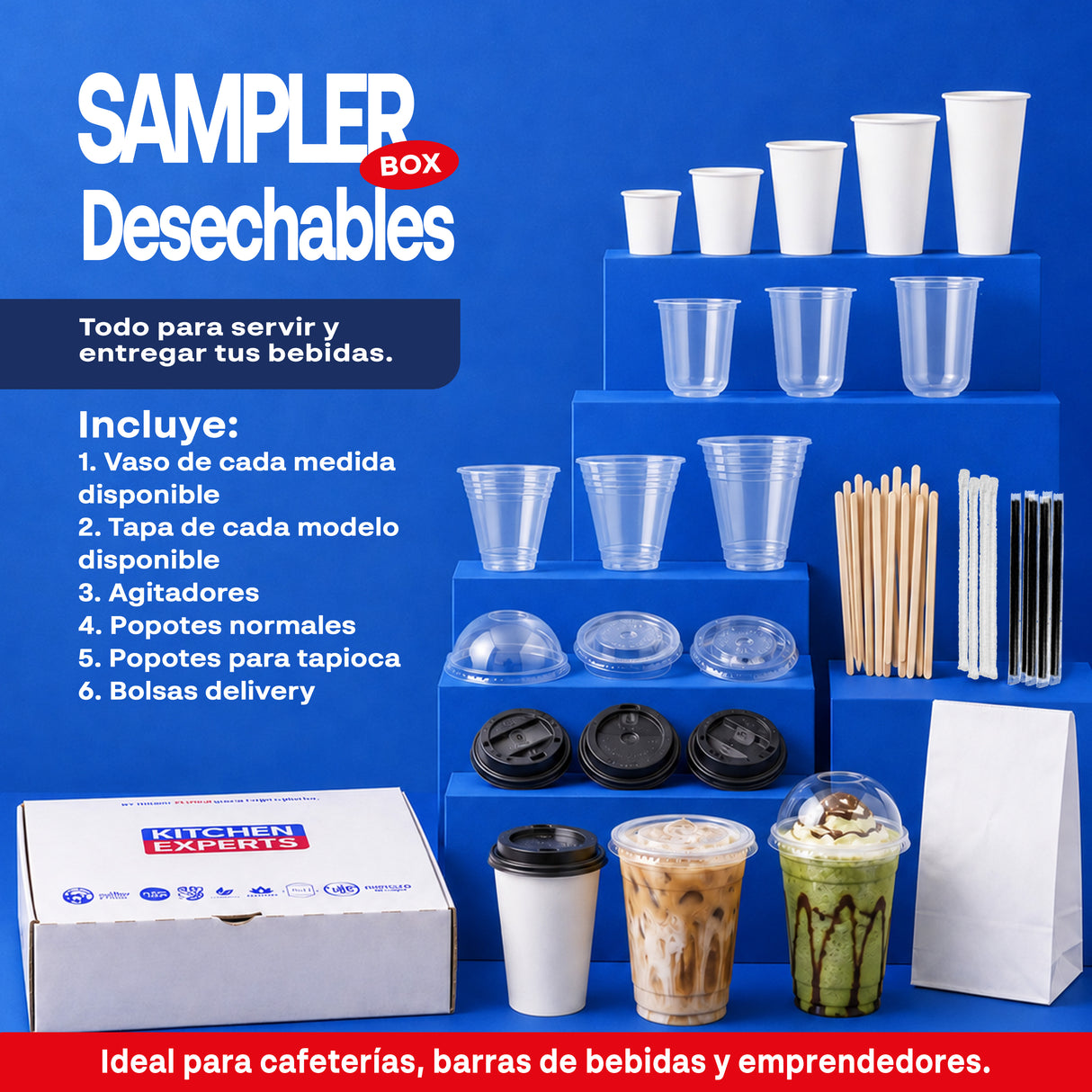 Sampler Box Kitchen Experts para Cafeterías y Barras de Bebidas - vista 8
