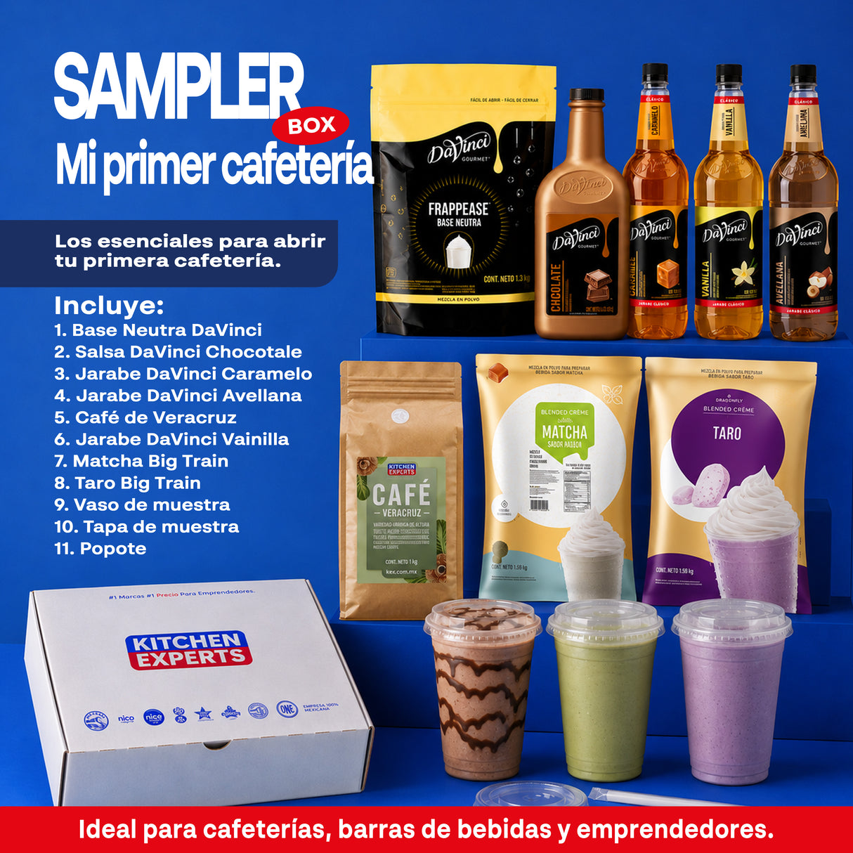Sampler Box Kitchen Experts para Cafeterías y Barras de Bebidas - vista 9