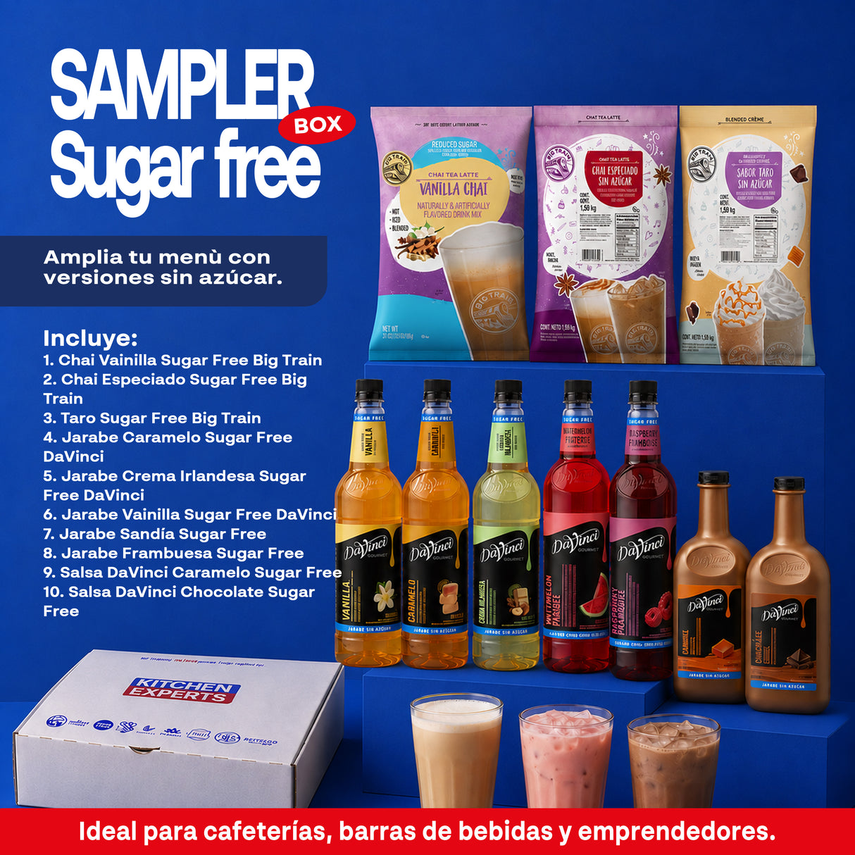 Sampler Box Kitchen Experts para Cafeterías y Barras de Bebidas - vista 10