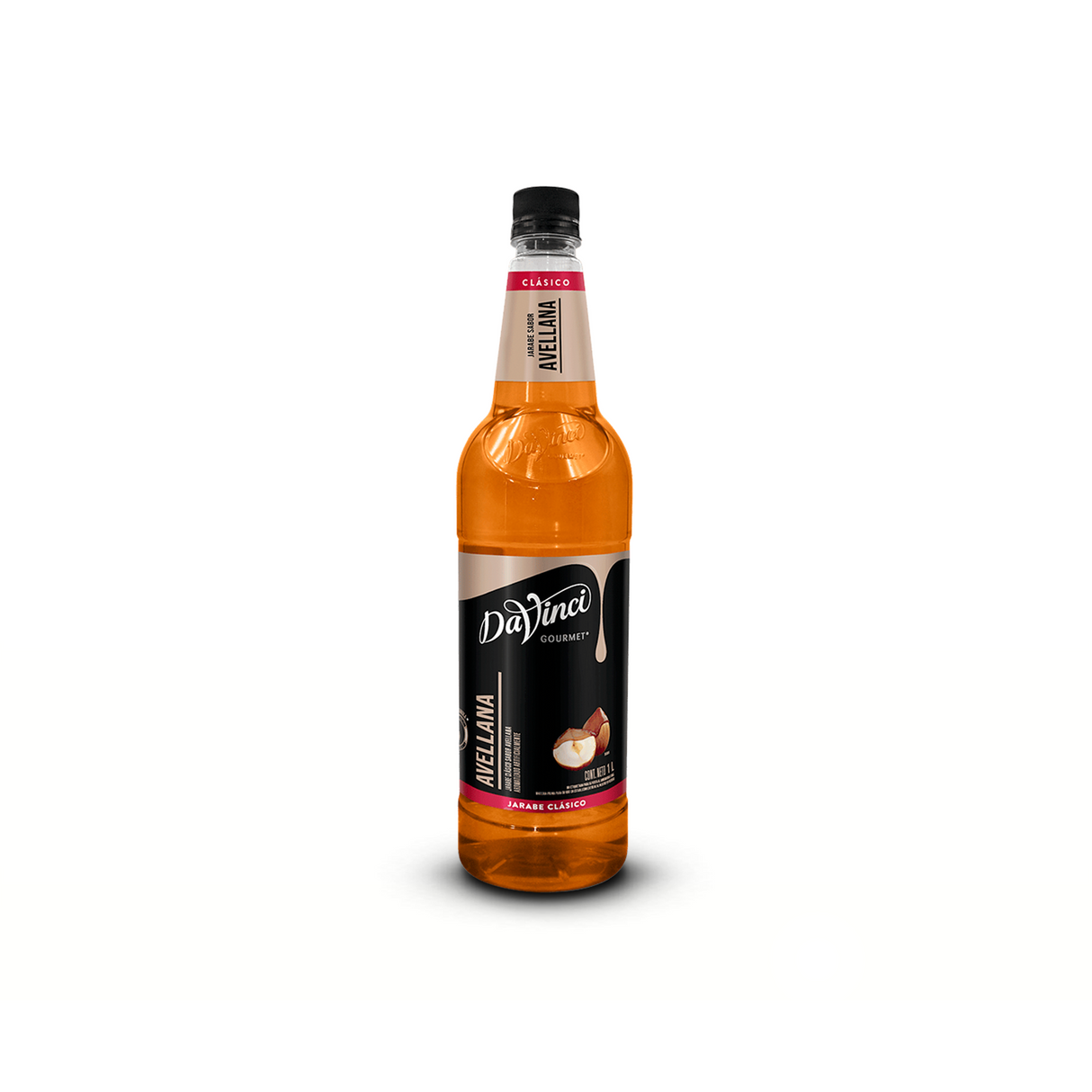 DAVINCI HAZELNUT SYRUP 1 LITER BOTTLE