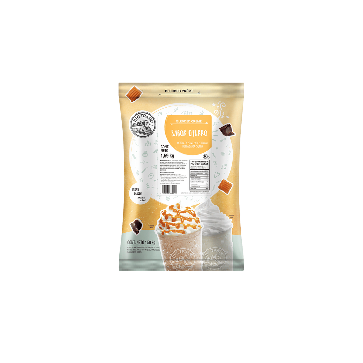 BASE BIG TRAIN CHURRO FLAVOR 1.59 KG