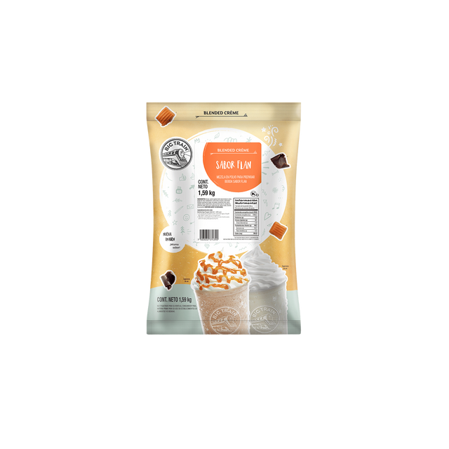 BASE BIG TRAIN FLAN FLAVOR BOLSA 1590 GRAMOS