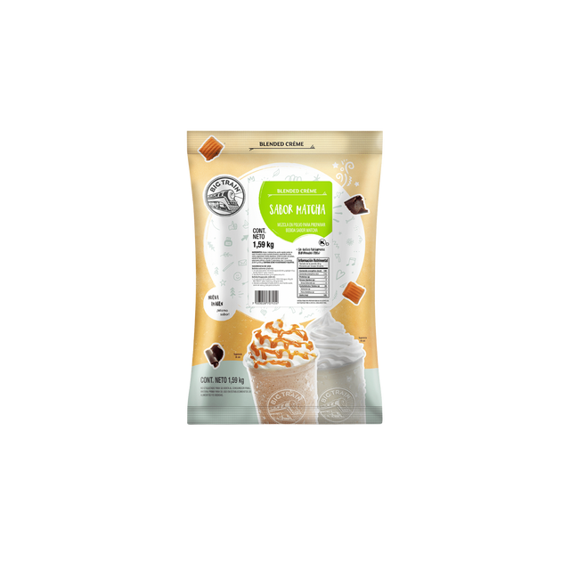 BASE BIG TRAIN MATCHA FLAVOR BOLSA 1590 GRAMOS