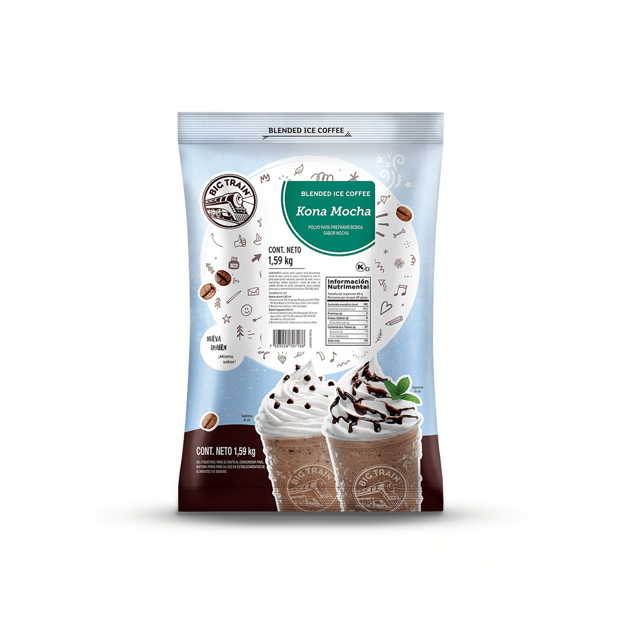 BASE BIG TRAIN KONA MOCHA BOLSA 1590 GRAMOS