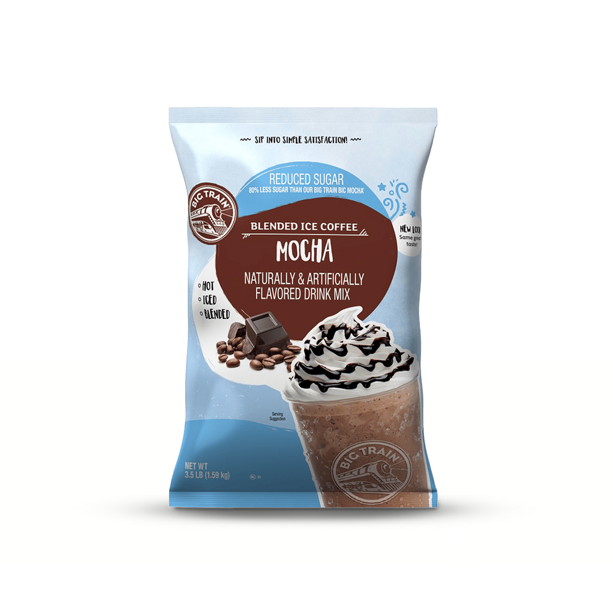 BASE BIG TRAIN MOCHA AZUCAR REDUCIDA 1590 GRAMOS