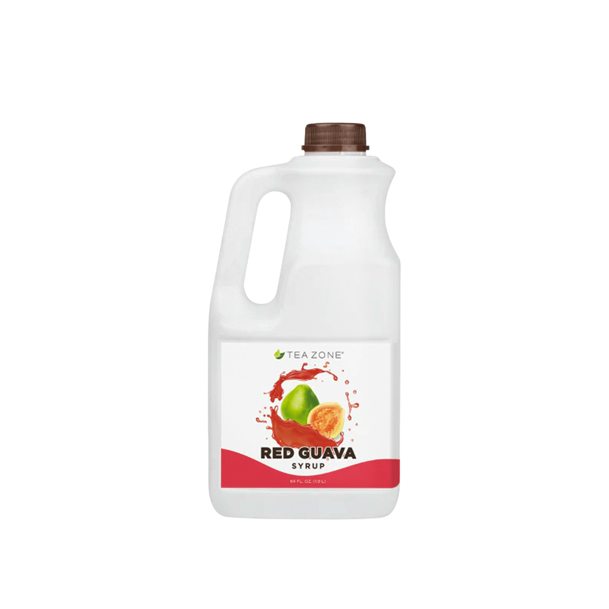 Concentrado Tea Zone sabor guayaba roja en botella de 1.9 L. Ideal para smoothies, frappés, tés frutales y cocteles gourmet. Tea Zone México – insumo para cafeterías