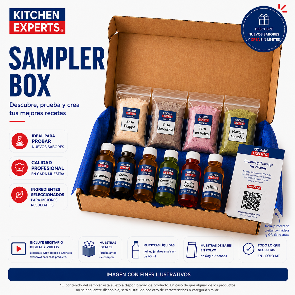 Sampler Box Kitchen Experts para Cafeterías y Barras de Bebidas - vista 12