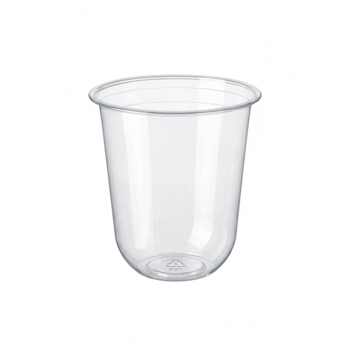 Vaso Tipo U PET de 12 oz para Bebidas Frías | Marca Twinco