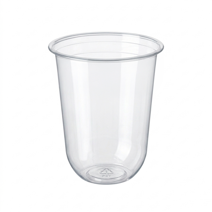 Vaso Tipo U PET de 16 oz para Bebidas Frías | Marca Twinco