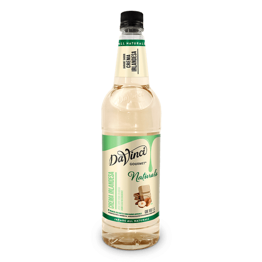 Jarabe DaVinci Crema Irlandesa All Naturals botella 1 litro