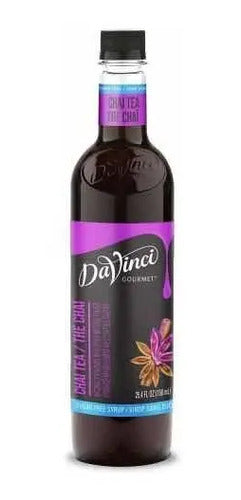 Jarabe DaVinci Chai Tea Sugar Free Botella 750 Ml
