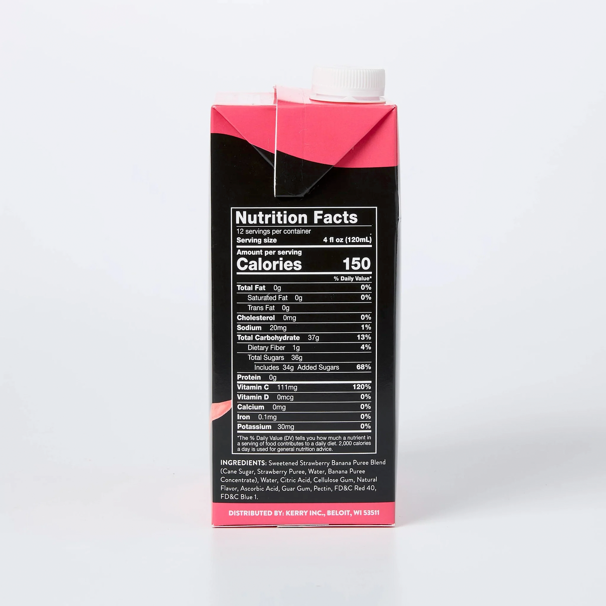 SMOOTHIE MIX DAVINCI GOURMET DE 1.42 L SABOR STRAWBERRY BANANA - FRESA PLATANO - CONCENTRADO