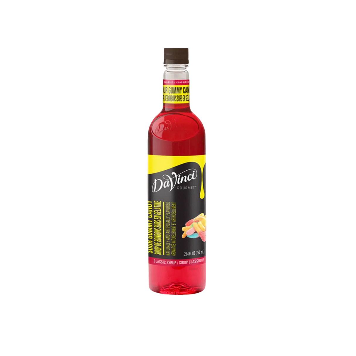 JARABE DAVINCI SOUR GUMMY CANDY BOTELLA 750 ML