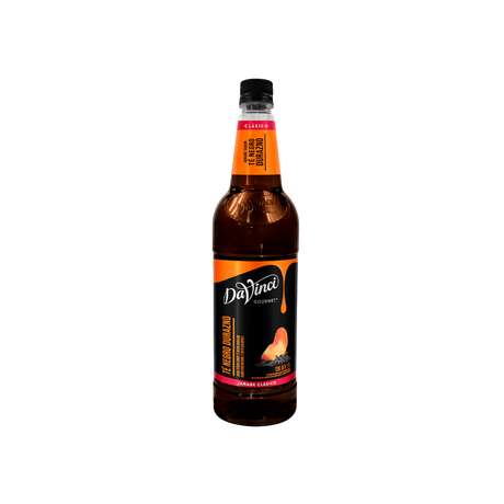 JARABE DAVINCI TE NEGRO DURAZNO CONCENTRADO BOTELLA 1 LITRO