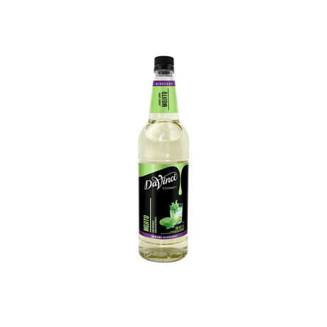 Jarabe DaVinci Sabor MOJITO (Mixología) – Botella 1 Litro | Saborizante Profesional para Bebidas y Cafés