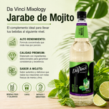 Jarabe DaVinci Mixología Mojito Botella 1 Litro