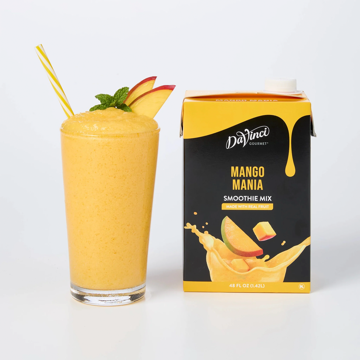 SMOOTHIE MIX DAVINCI GOURMET DE 1.42 L SABOR MANGO MANIA