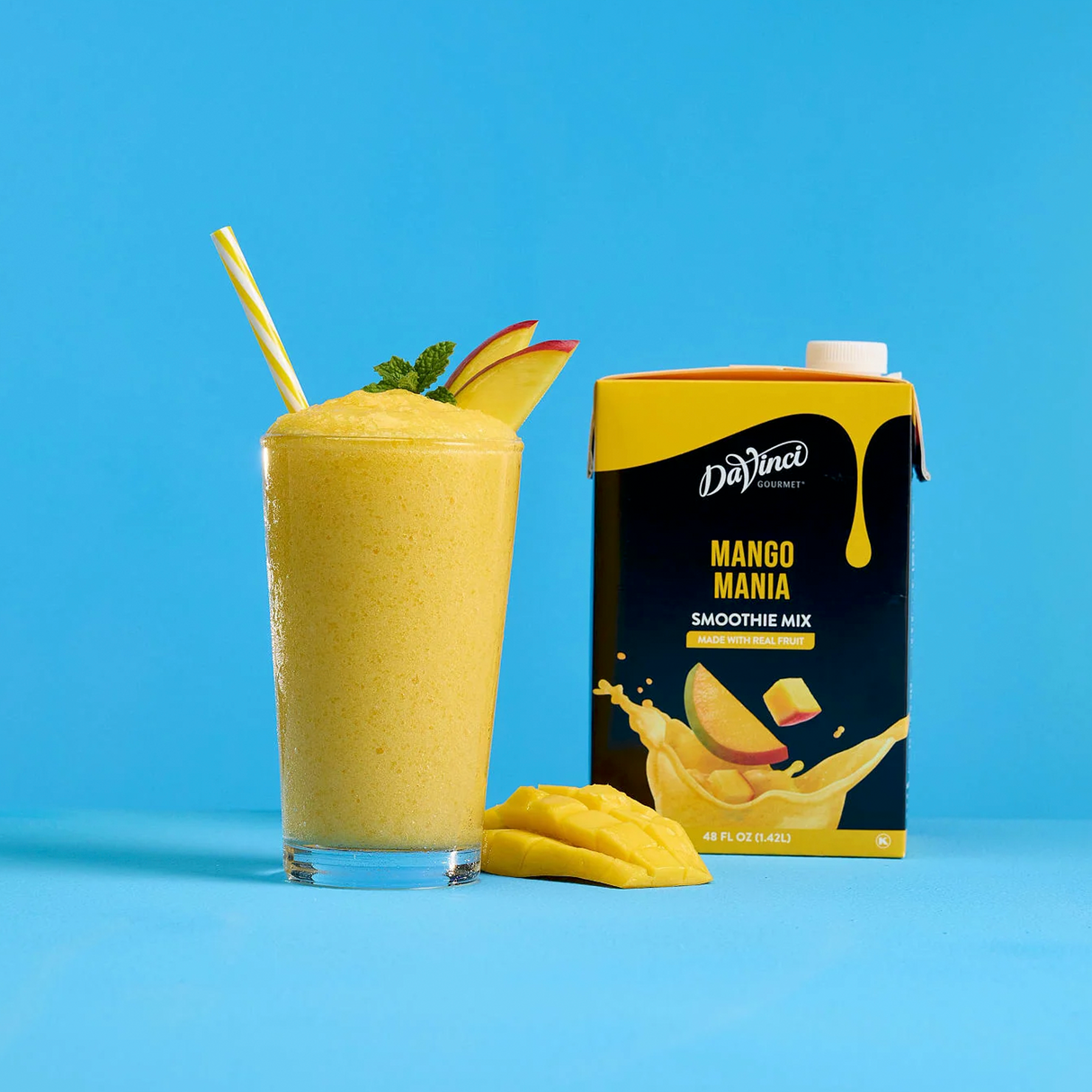 SMOOTHIE MIX DAVINCI GOURMET DE 1.42 L SABOR MANGO MANIA