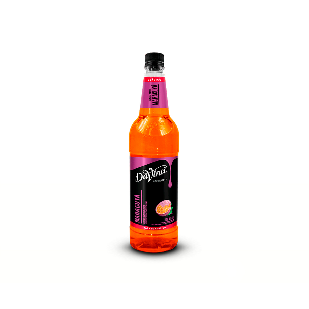 DAVINCI PASSION FRUIT SYRUP 1 LITER BOTTLE