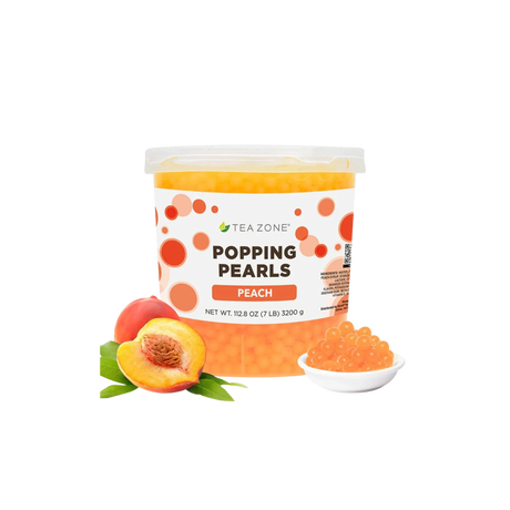 POPPING PEARLS DURAZNO TEA ZONE 3200 GRAMOS 