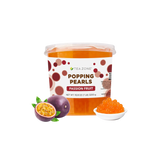 POPPING PEARLS PASSION FRUIT FRUTA DE LA PASION TEA ZONE BOTE 3200 GRAMOS