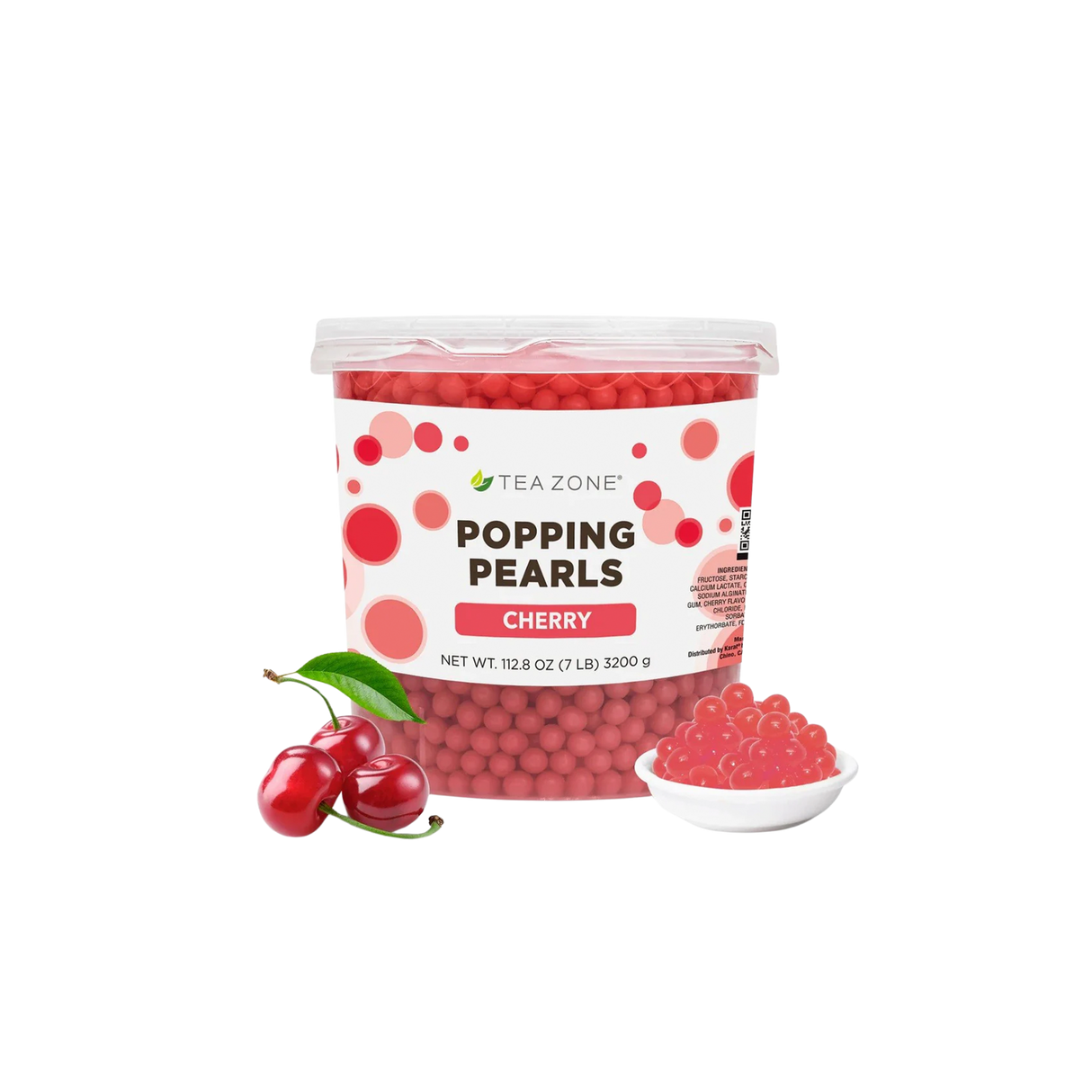 POPPING PEARLS CHERRY TEA ZONE 3200 GRAMOS 