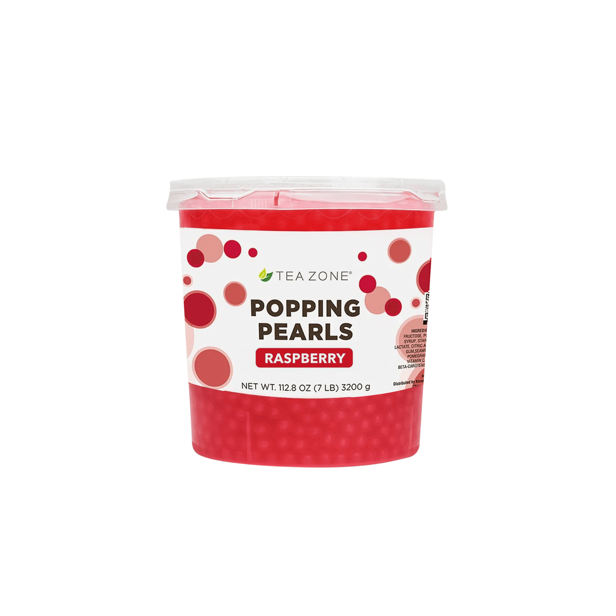 Popping Pearls Frambuesa Tea Zone 3200 g – Perlitas Explosivas Premium KEX