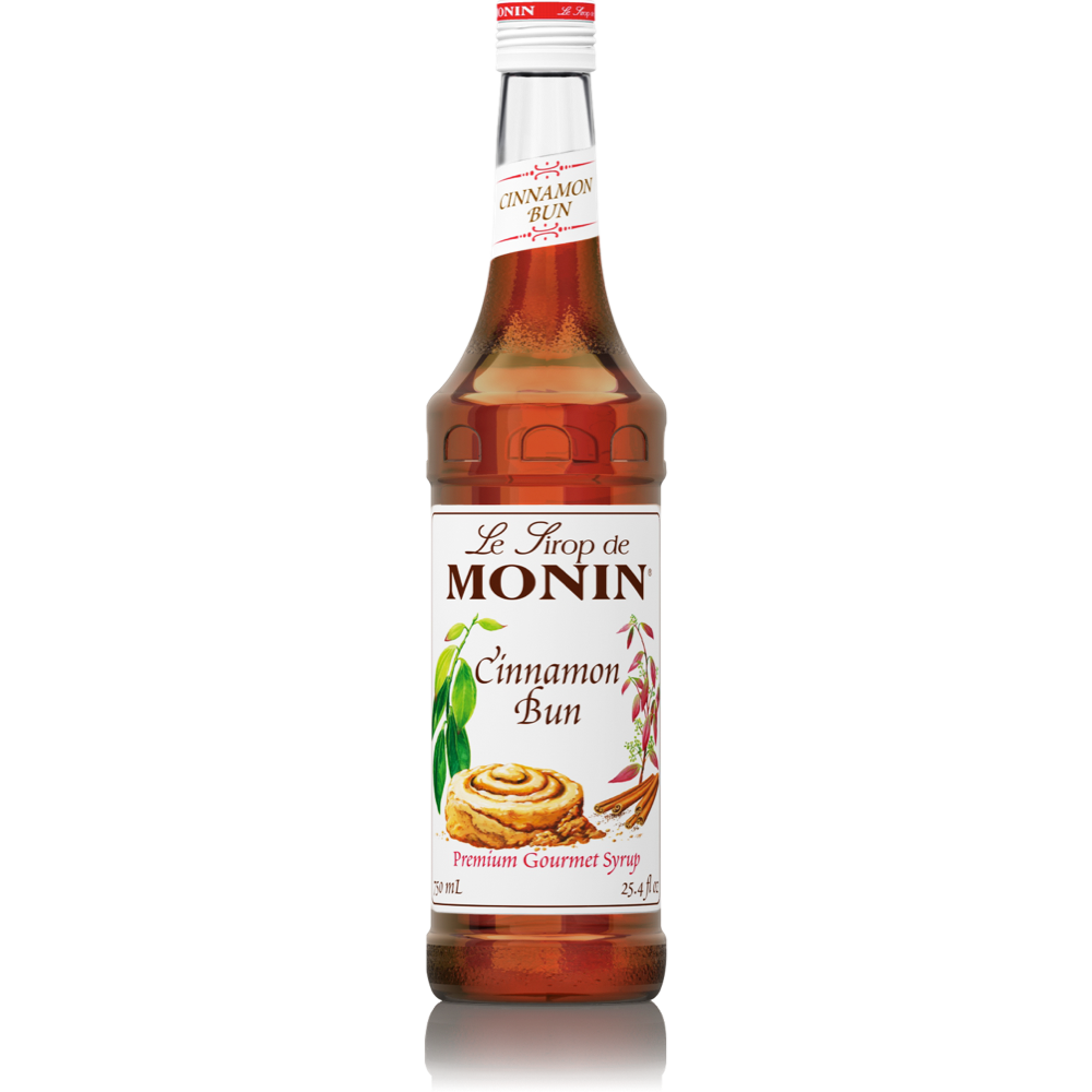 Jarabe Monin Cinnamon Bun Rol de Canela Botella 750 Mililitros