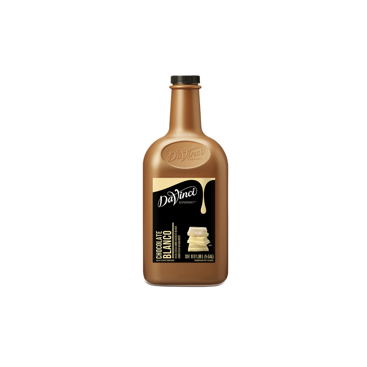 SALSA DAVINCI CHOCOLATE BLANCO BOTELLA 1/2 GALON