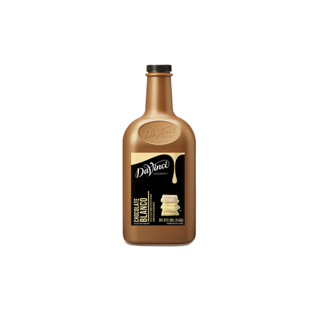 SALSA DAVINCI CHOCOLATE BLANCO BOTELLA 1/2 GALON