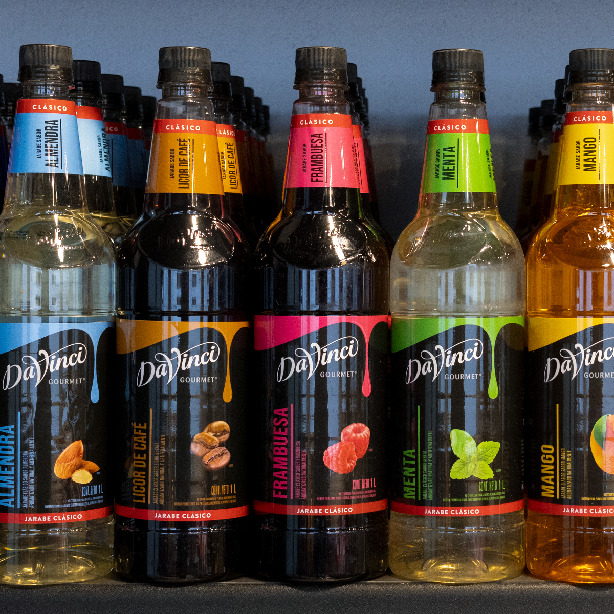 Jarabes clásicos Da Vinci Gourmet 1L – sabores para frappés, sodas italianas y cafés especiales, ideales para negocios en México