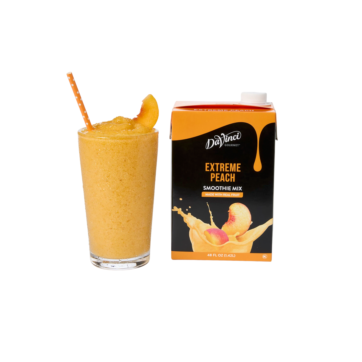 SMOOTHIE MIX DAVINCI GOURMET DE 1.42 L SABOR PEACH EXTREME - DURAZNO - CONCENTRADO
